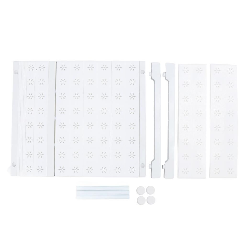 Kleiderschrank-Organizer Erweiterbar Vollständige Abdeckung Stanzfrei Platzsparend Kleiderschrankregal für Schrank