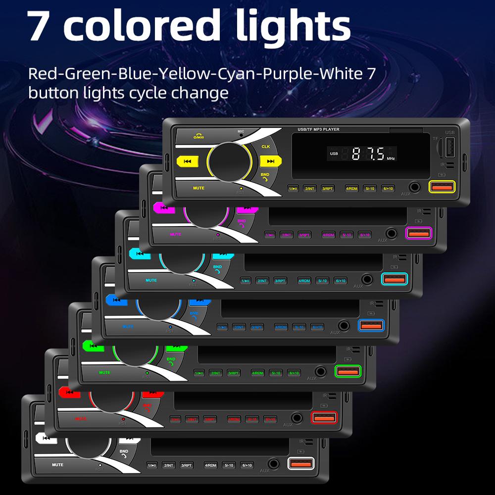 D3107 Carro Bluetooth Smart MP3 Player Suporte Assistente de Voz Inteligente/Rádio FM Auto