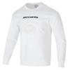 Skechers Fashion Sports Series Comfortable Loose Fit Pullover Long Sleeve Sweatshirt Unisex Sweatshirt White P124U033-00QF