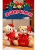 Cross-border Christmas Teddy Bear Plush Storage Bag & Soothing Ornament