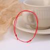 10-50pcs Thin Red String Bracelet for Women Men Adjustable Simple Rope Braided Bracelets for Good Lucky Handmade Couple Jewelry