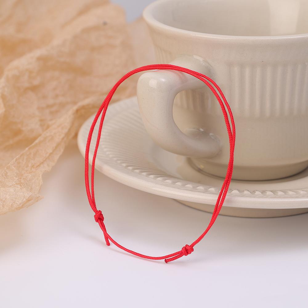 10-50pcs Thin Red String Bracelet for Women Men Adjustable Simple Rope Braided Bracelets for Good Lucky Handmade Couple Jewelry