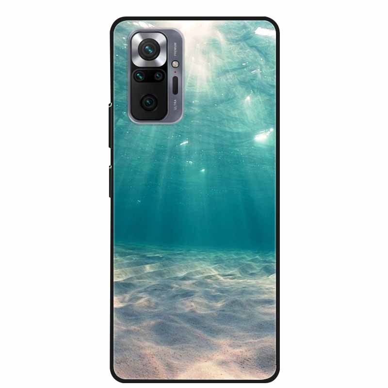 Per Xiaomi Redmi Note 10 Pro Custodia Moda Morbido Silicone Cover per Telefono per Redmi Note10 Pro Max Coque M2101K6G Paraurti Cool Funda