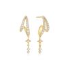 Ania Haie Gold Star 925 Silver Drop Stud Earrings E074-10G
