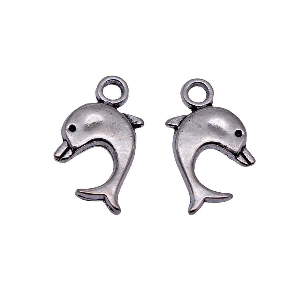 Mermaid Tail Charms Alloy Pendants For Ocean Themed Jewelry Making