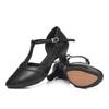 Leather Latin Dance Shoes Women's Adult Soft Sole Tango Standard Dance Shoe Modern Shoes