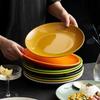 Jing Cheng Wen Commercial White Melamine Dinner Plate