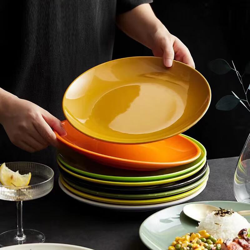 Jing Cheng Wen Commercial White Melamine Dinner Plate