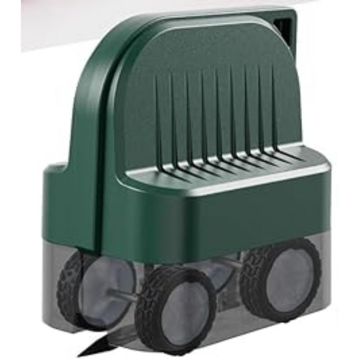 

1 шт. Резак для упаковочной бумаги, лезвие для подарочной упаковки, 4 колеса, компактный инструмент для резки рулонов рождественской упаковочной бумаги, зеленый, красный зелёный