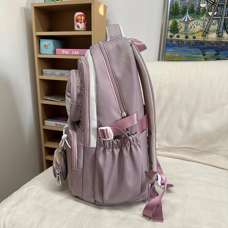 Student Schoolbag Ridge Backpack Women's Lightweight Large Capacity Backpack