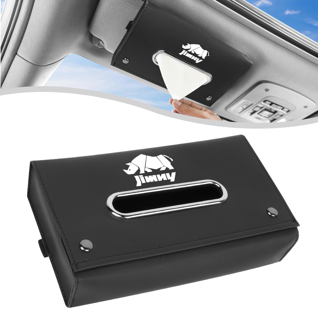 Car Tissue for and Compatible with all Stylish Magnetic Tissue Large-Capacity Case/Cover Jimny, Nomad, Sierra, JB74, JB64. models. Visor/Headrest