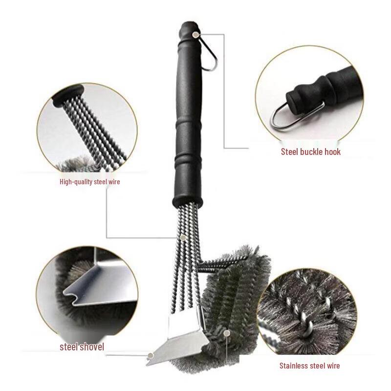 18-inch Large Steel Wire BBQ Grill Cleaning Brush