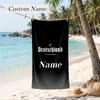 Rammstein Individuell Bedrucktes Strandtuch Personalisierbares Weiches Handtuch für Schwimmen Strand Reisen