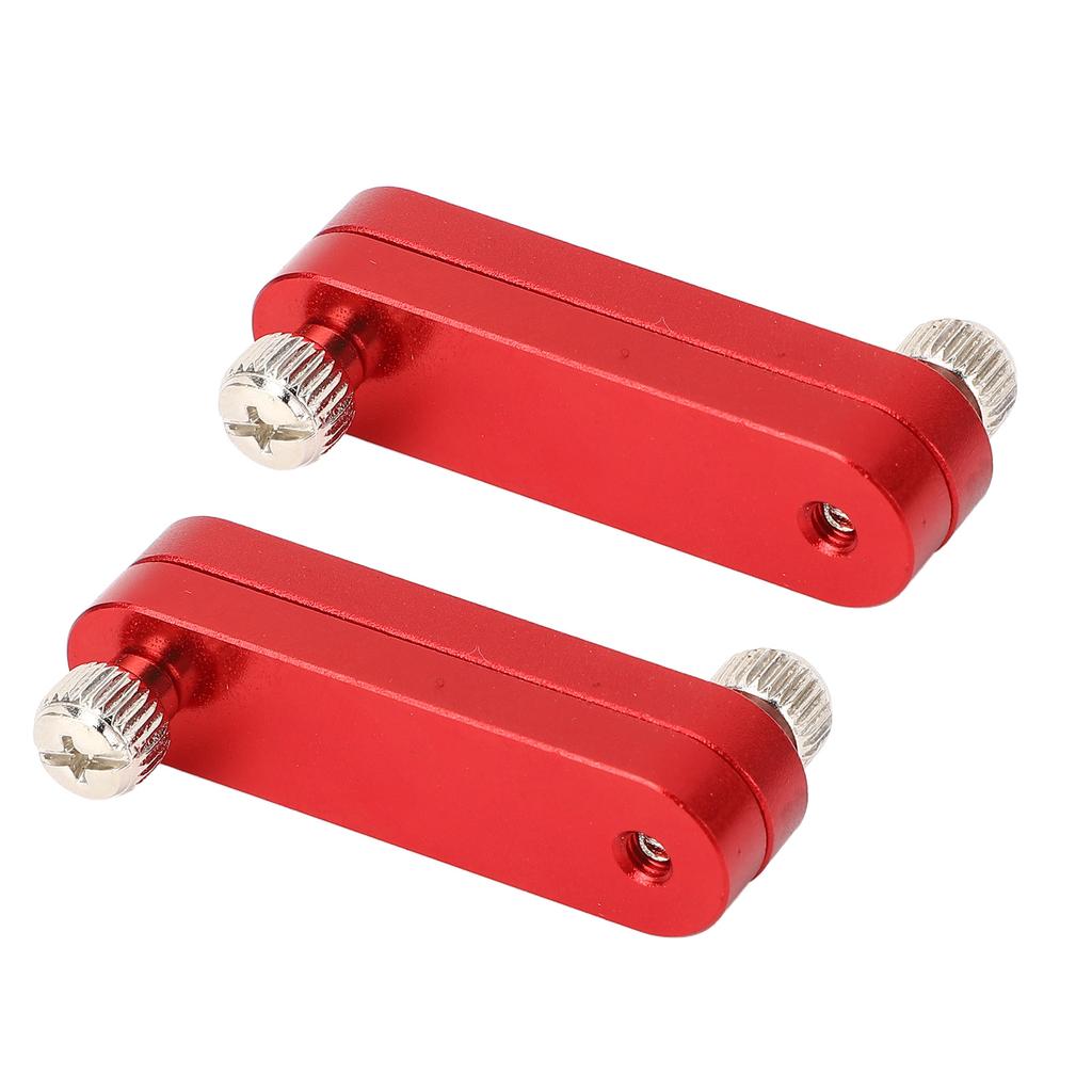 2PCS Ruler Positioning Block Aluminum Alloy Adjutsable Ruler Positioning Limit Block