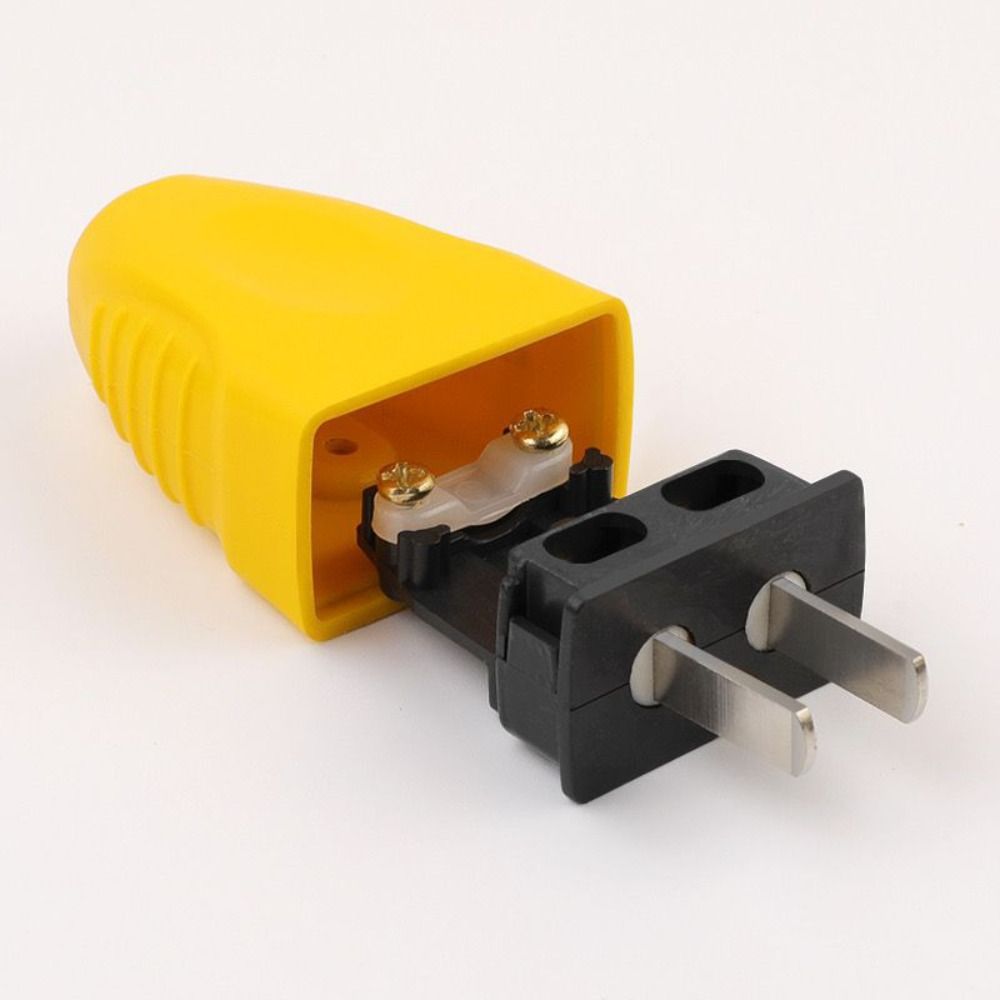 Two-Pin Power Wiring Plug 10-16A 250V Rotatable Plug CN Electrical Wiring Accessories  Industrial