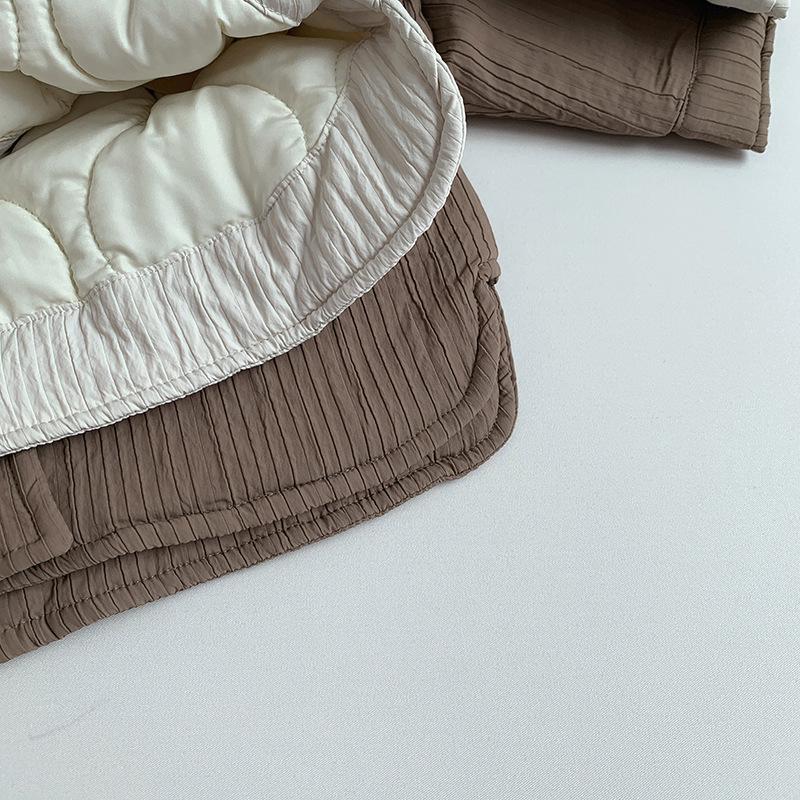 2025 Winter Stylish Quilted Cotton Shirt for Boys & Girls – Korean & Japanese Style