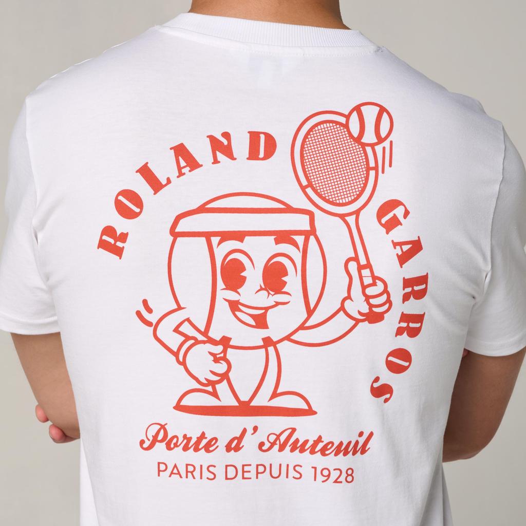 Summer Men's Sport T-shirts Roland Garros Ballboy Man T-Shirt Navy Blue Roland Garros Top Casual Breathable Cotton Male T-shirt