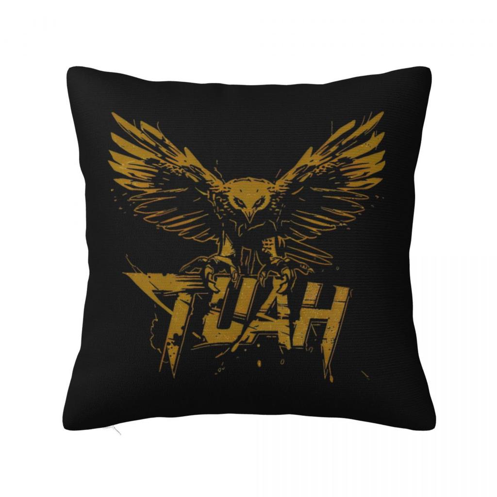 Hawk Tuah Spuug Op Dat Ding 2024 Kussensloop Grappige Meme Kussenhoezen Mode Rits Decor Kussenhoes voor Huis 45x45cm