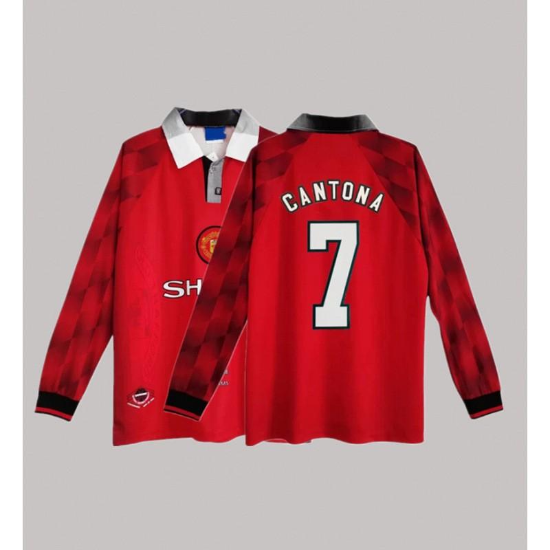 Vintage Long Sleeve Football Jersey Retro Soccer Shirt Men Women Sportswear