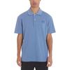 Maison Kitsune Comfortable Cotton Fox Head Patch Short Sleeve Polo Shirt Men Polo Shirts Hampton-Blue MM00210KJ7010-P428