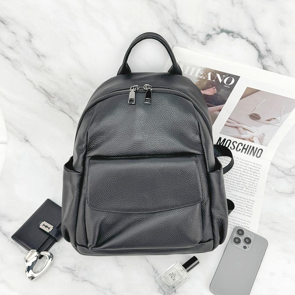 Escallia DKES_F428 Womens Leather Backpack