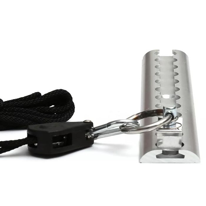 Rail d'arrimage avec 4 anneau d'arrimage pour sécurisation fixation remorque 1m