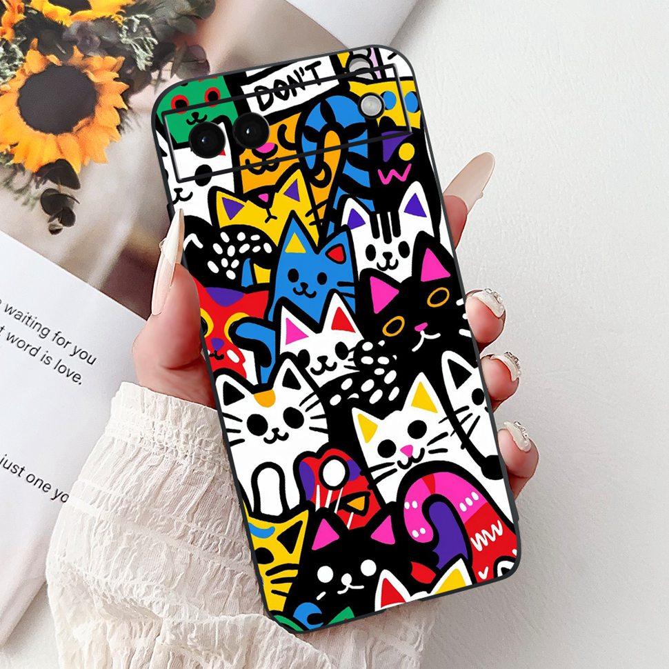 Luxury Painted Cover For Google Pixel 6A Case Soft Silicone Phone Case For Google Pixel 6A Google6A 2022 Back Cover 6.1"