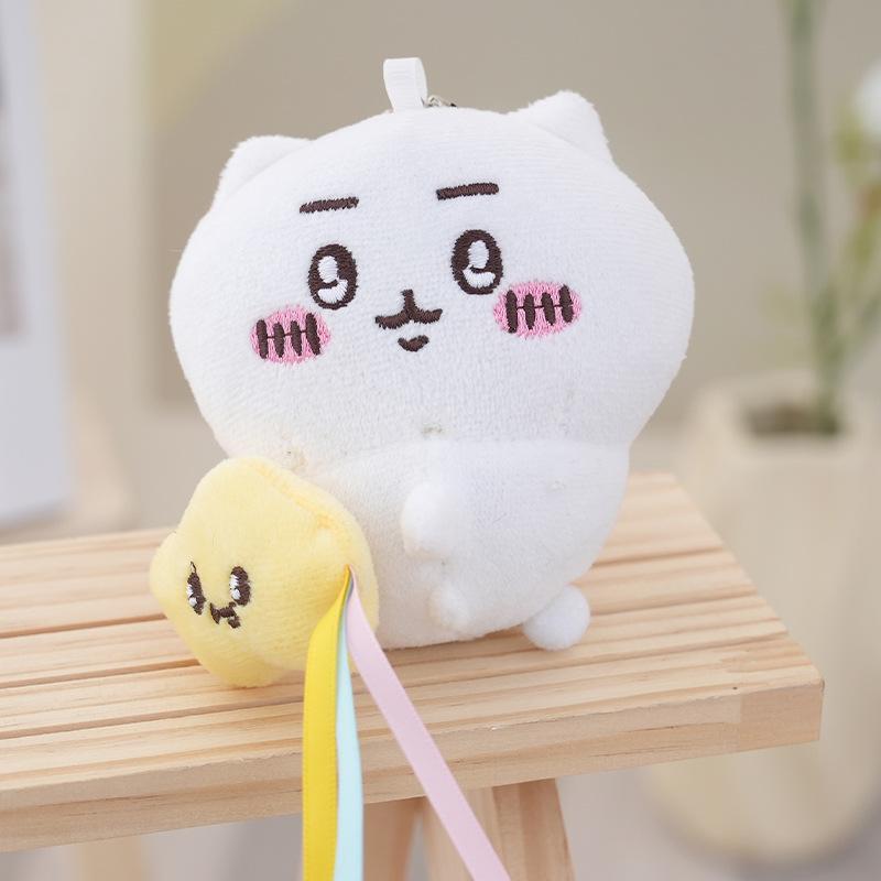Chiikawa Doll Pendant Star Hugging Series Hachiware USAGI Cute Cartoon Keychain Hanging Keychain Doll Accessories