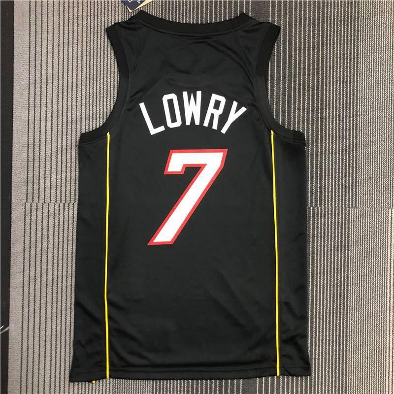 Camisa de Basquete Miami Heat Estampa Personalizada Jovem Adulto Roupa Esportiva de Performance Tecido Respirável de Carvão de Bambu