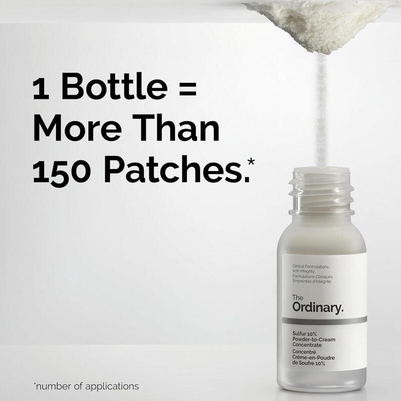 THE ORDINARY Schwefel 10% Pulver-zu-Creme Konzentrat 5g