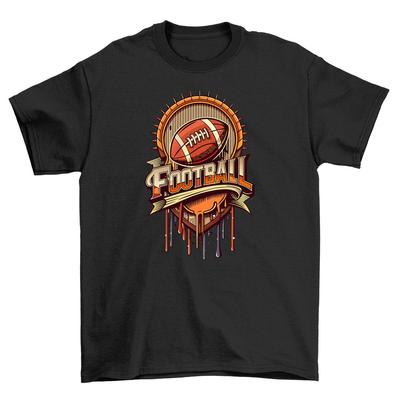 T-shirt de fan de football Retro_65 - Sensation sportive et rétro ! Drôle Imprimé Desi Unisexe