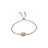 Fashion Round Eagle Logo Stainless Steel Bracelet Women Bracelets Rose-Gold EGS2568221