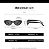 Cat Eye Sunglasses UV400 Women Fashion Small Oval Sun Glasses Trendy Minimalist Design Eyewear