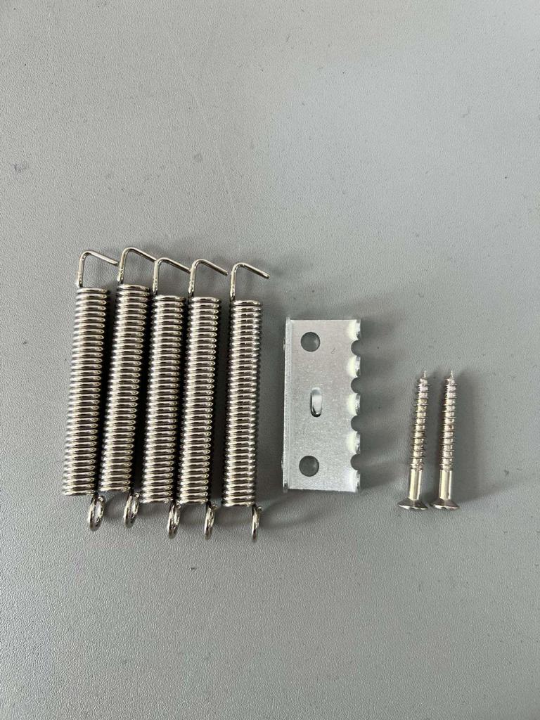 Electric Guitar Tremolo Bridge Kit with Springs and Screws
