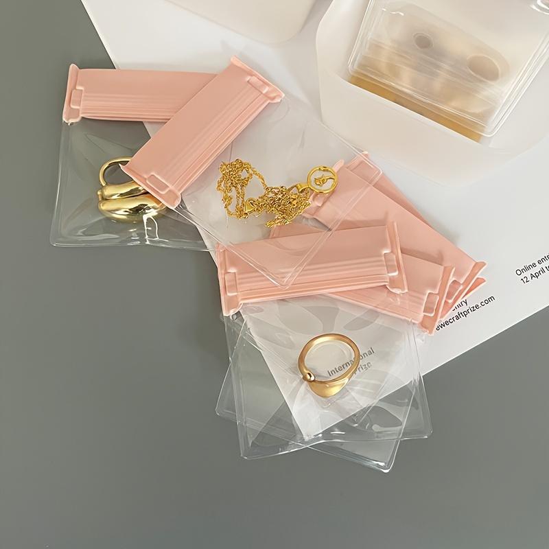 30Pcs Self Sealing Jewelry Storage Bags Antioxidant Small Pouch for Ring Necklace Beads Tiny Jewelry Accessories