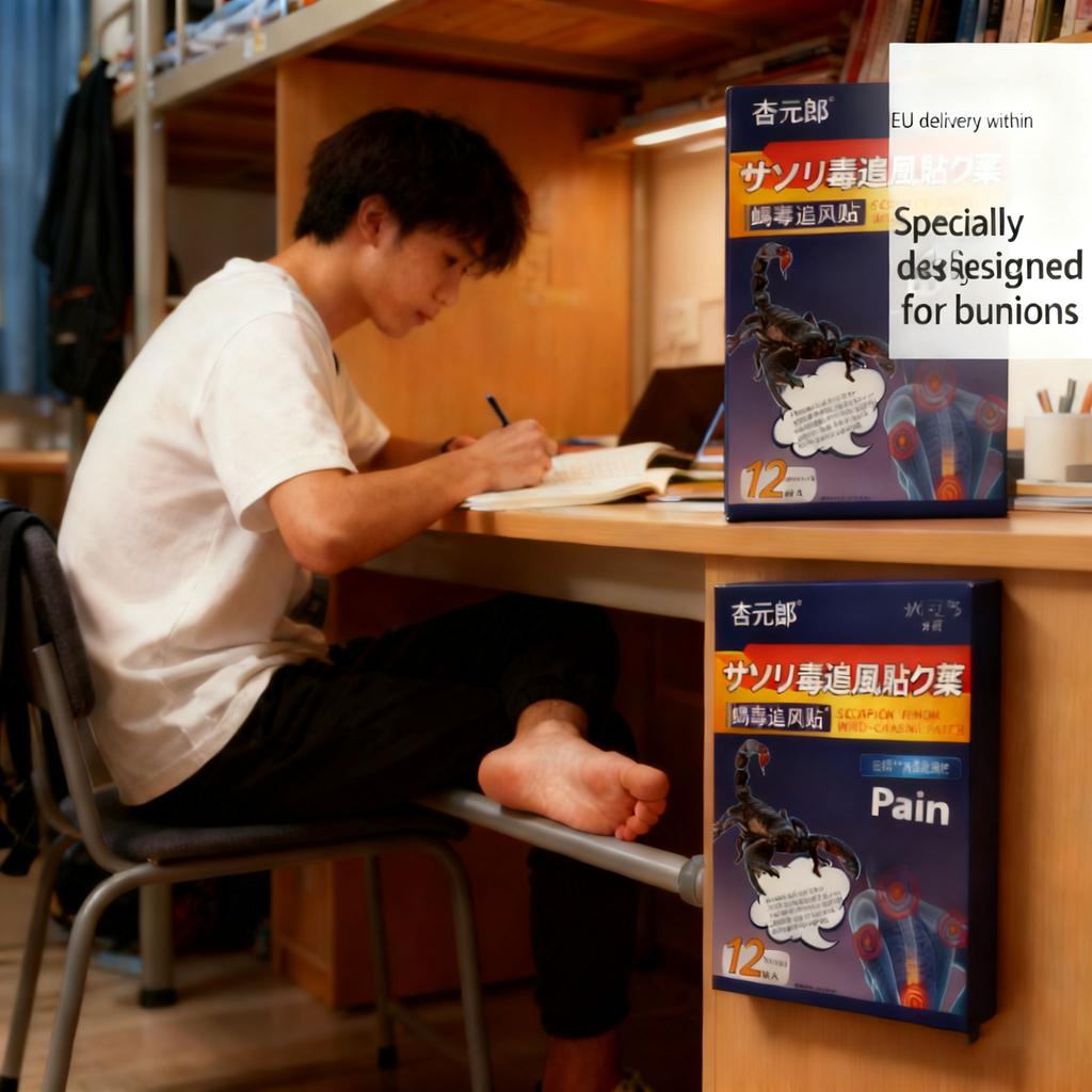 Rapid Relief Bunion Soothing Patch - Organic Herbal Gentle Skin-Safe