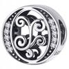 Charms Letter O Bead Pr 925 Pendant Zircons Letter