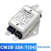 Single-Phase 220V AC EMI Power Filter 3A6A Plug-in for Servo Interference Purification