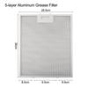 2pcs Cooker Hood Metal 280x371x9MM Silver Filter Aluminum Mesh Extractor Vent Filter 280x371x9MM Grease Filters For Range Hoods