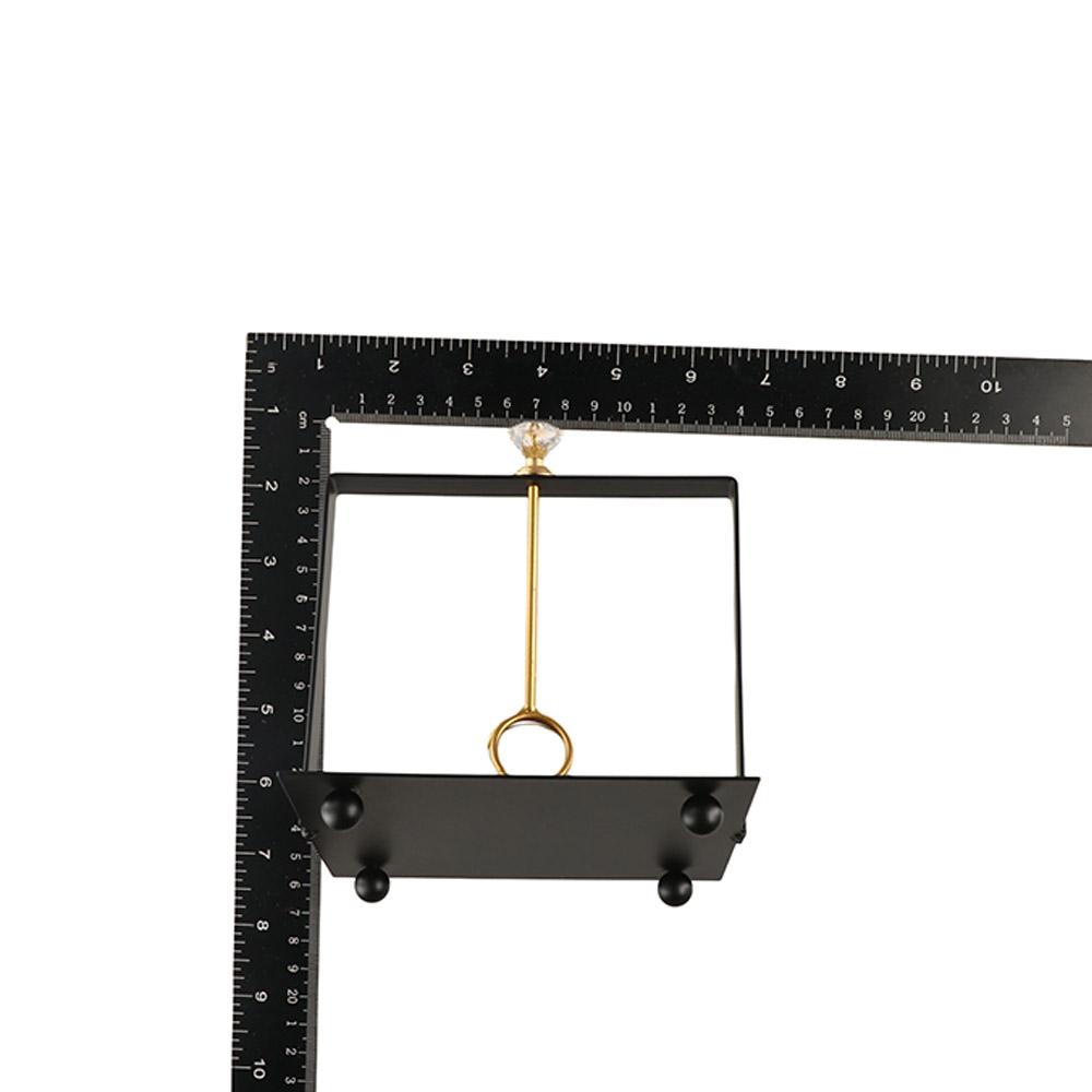 Square Base Napkin Holders Rack Gold/Silver/Black Tissue Storage Box Napkin Dispenser  Party