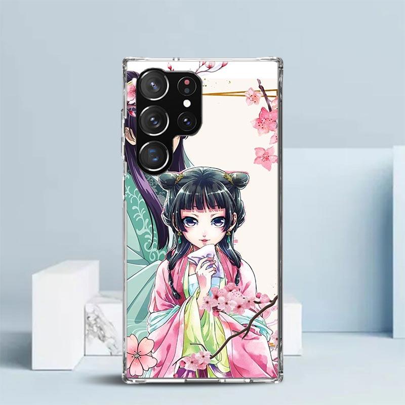 A-Apothecary D-Diaries Anime Soft Cover for Samsung Galaxy S25 Edge S26 S24 S23 Ultra Phone Case S22 S21 Plus S20 FE Print Patte