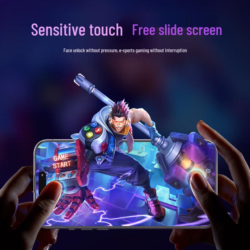 ESCASE 2-Pack 28° Privacy Tempered Glass Screen Protector for iPhone