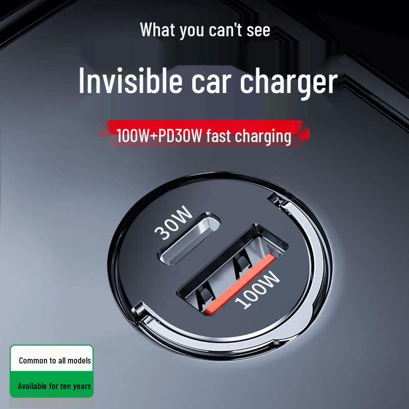 

200W Universal Super Fast Mini Car Charger for Apple, 12V/24V Standard