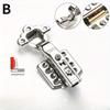 1Pc 304 Stainless Steel Thickened Hinge for Wardrobe Cabinet Door Heavy Duty Airplane Pipe Spring Bending Hydraulic Buffer Hinge