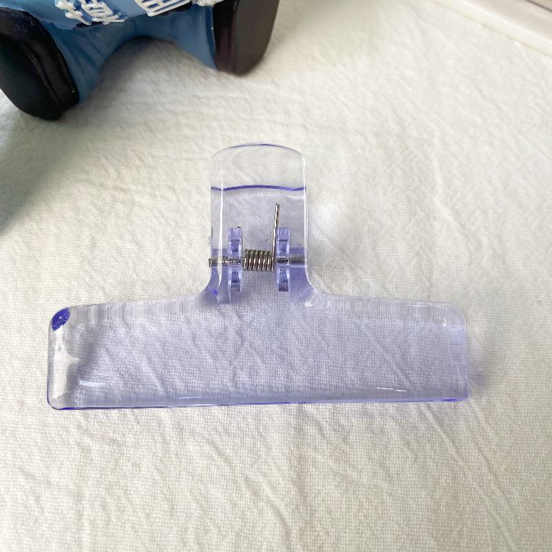 Kawaii Transparent Binder Clips File Documents Clips Notebook Paperclips Bookmarks Index Page Tickets Clamps Binding Supplies