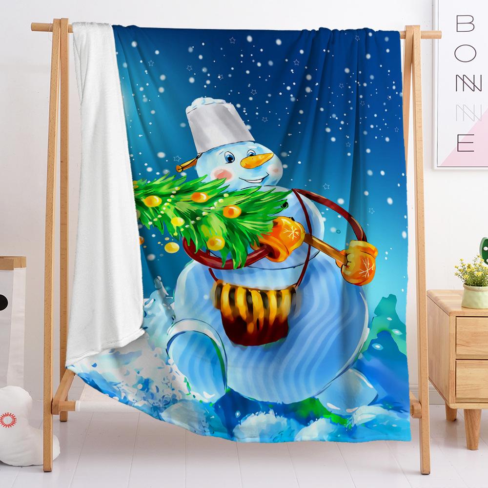 

Flannel Blanket Red Christmas Blanket Crystal Fleece Blanket Spring And Autumn 120X90cm