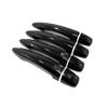 For Nissan Qashqai J12   ABS black Carbon Fiber Chrome Car Door Handle Cover Stickers Styling Accessories