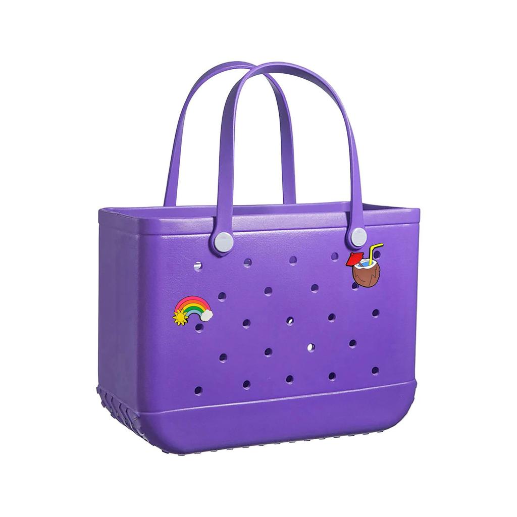 Hole Bag Travel Outdoor Wear-resistant Beach Bag With Stickers