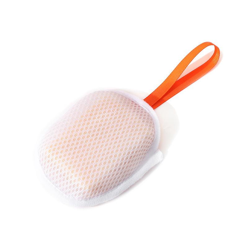Soap Bag Foaming Mesh Double Sided Soap Foaming Mesh Bathing Soap Bag Facial cleanser Cleansing Foaming Mesh Bag белый