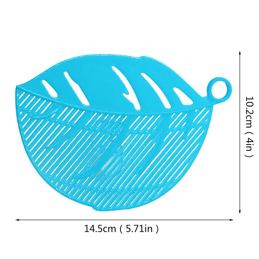 1 Pack Durable Leaf Half Round Rice Washing Sieve Cleaning Gadgets Kitchen Clip